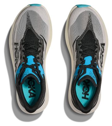 Hoka Rocket X 3 Scarpe da corsa bianco/nero/blu Unisex