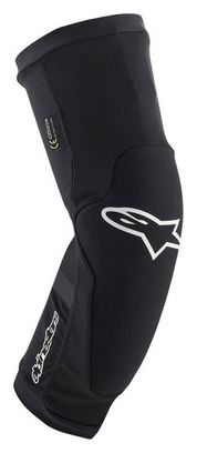 Alpinestars Paragon Plus Youth - Rodilleras para niños, negras / blancas