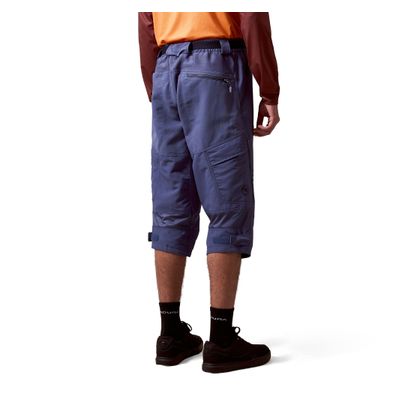 Pantaloncini 3/4 con pelle Endura Hummvee Blu Uomo