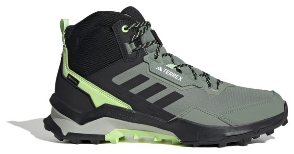 adidas Terrex AX4 Mid GTX Green Black Men's Hiking Shoes