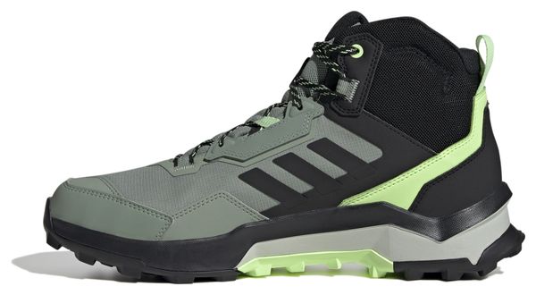 adidas Terrex AX4 Mid GTX Hiking Boots Green Black Men's