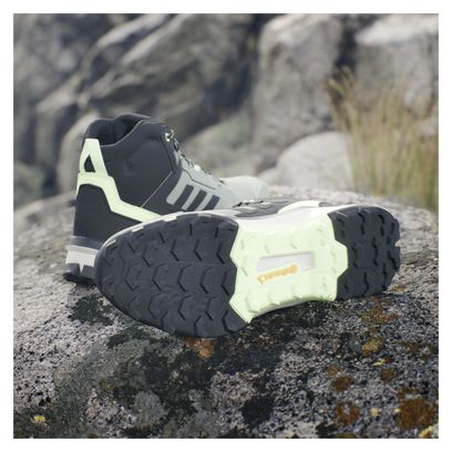 adidas Terrex AX4 Mid GTX Hiking Boots Green Black Men's