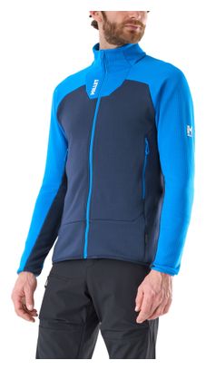 Forro polar Millet Kamet Grid azul para hombre