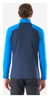 Forro polar Millet Kamet Grid azul para hombre