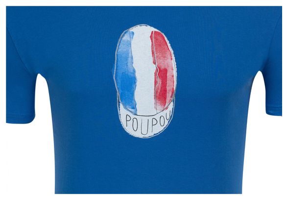 LeBram &amp; Sport Epoque Poupou Short Sleeve T-Shirt Victoria Blue / Blue