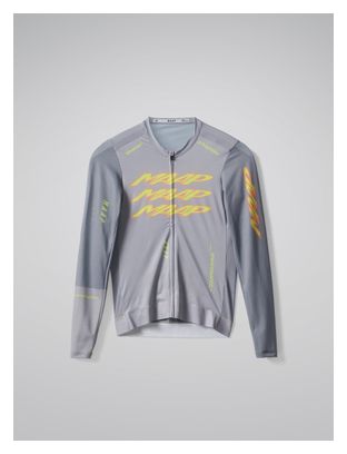 Maap Pro Air 3.0 Long Sleeve Jersey, Gray, Men's