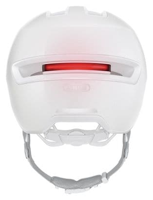 Helm Ville Abus HUD-Y Puristic Weiß Hochglanz