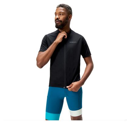 Endura Loop Full Zip Jersey met korte mouwen Zwart