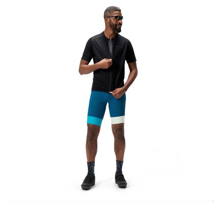 Endura Loop Full Zip Jersey met korte mouwen Zwart