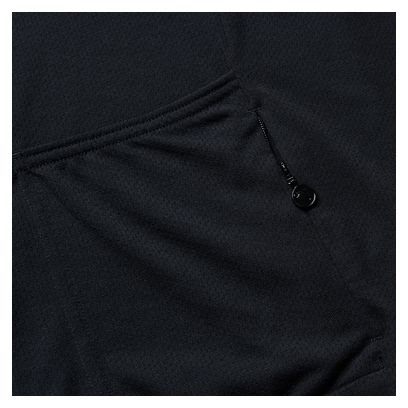 Endura Loop Full Zip Jersey met korte mouwen Zwart