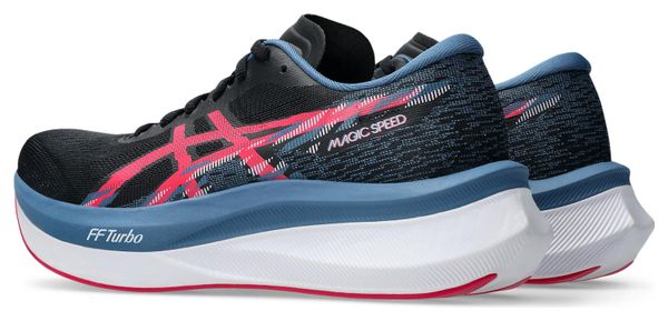 Scarpe da corsa Asics Magic Speed 4 Nero/Blu/Rosa Donna