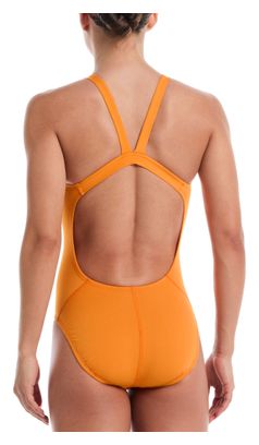 Maillot de bain Nike Swim Fastback Orange Femme