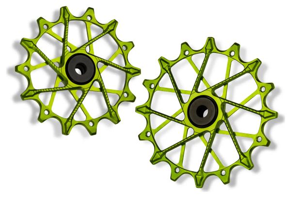 Garbaruk Schaltwerksrollen für Sram GX/XO/XX Eagle 12v Grün