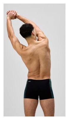 Heren Speedo Endurance+ MAX Tech Panel Badpak Zwart/Turkoois