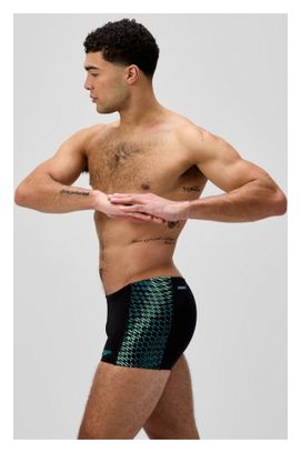 Heren Speedo Endurance+ MAX Tech Panel Badpak Zwart/Turkoois