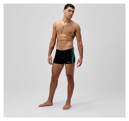 Heren Speedo Endurance+ MAX Tech Panel Badpak Zwart/Turkoois