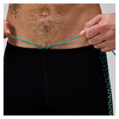Heren Speedo Endurance+ MAX Tech Panel Badpak Zwart/Turkoois