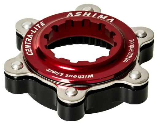 ASHIMA Red Center Lock adapter for mounting holes 6