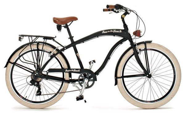 Vélo de ville Via Veneto VV790M CRUISER cadre aluminium  6 vitesses  roues 26×2.125