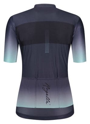 Maillot Manches Courtes Velo Rogelli Dawn - Femme - Violet/Menthe