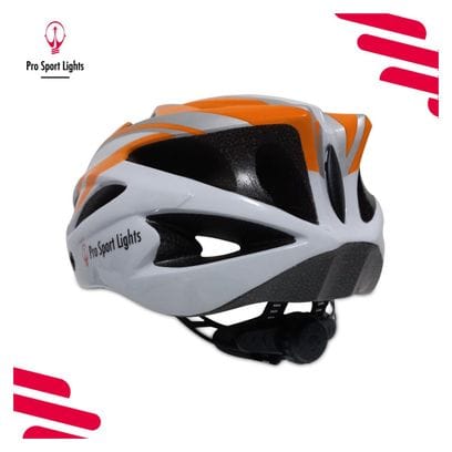 Casque de vélo Hommes/Femmes - Orange/Blanc