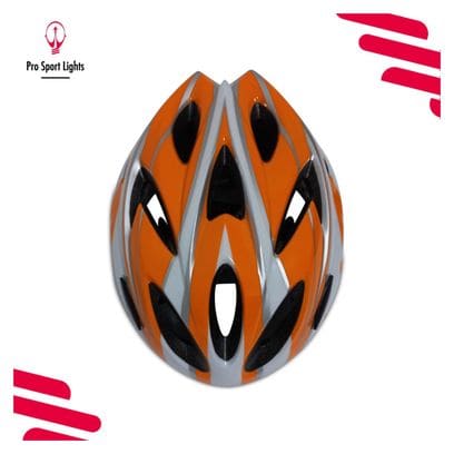 Casque de vélo Hommes/Femmes - Orange/Blanc