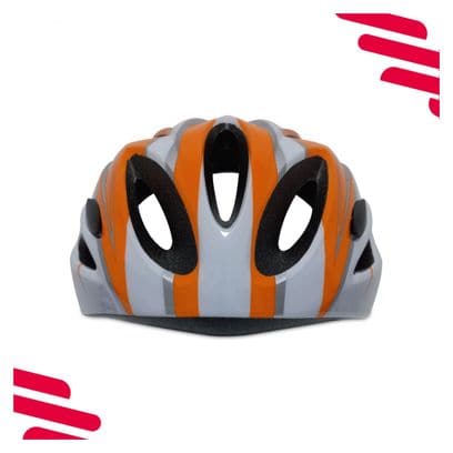 Casque de vélo Hommes/Femmes - Orange/Blanc