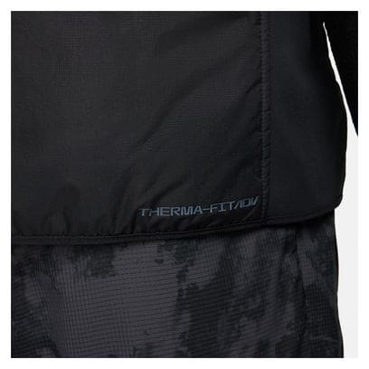 Nike Therma-Fit Run Division AeroLayer Black Sleeveless Thermal Jacket