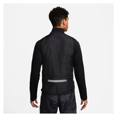 Nike Therma-Fit Run Division AeroLayer Black Sleeveless Thermal Jacket