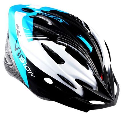 Casque de vélo pour adultes - Bleu/Blanc Mat