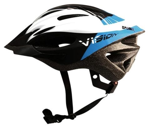 Casque de vélo pour adultes - Bleu/Blanc Mat