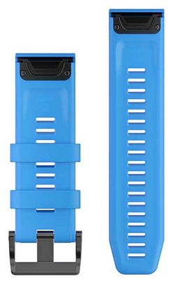Polsino in silicone da 26 mm Garmin QuickFit ciano blu