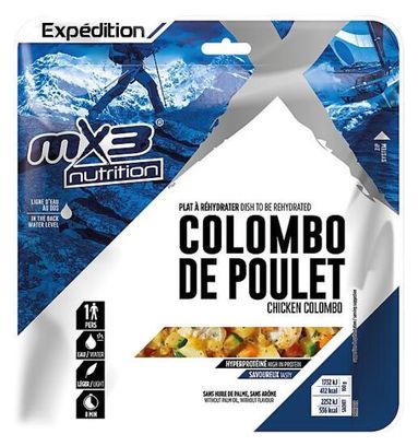 Freeze-dried meal MX3 Chicken Colombo 150g