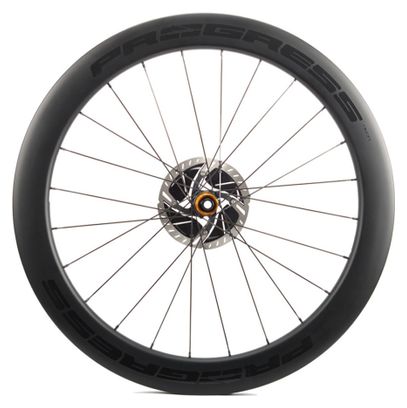 Paire de roues Progress Neon Disc Noir | 12x100/12x142 mm | Center Lock | Campagnolo N3W