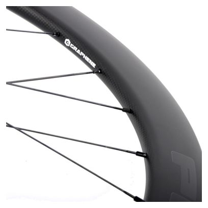 Paire de roues Progress Neon Disc Noir | 12x100/12x142 mm | Center Lock | Campagnolo N3W