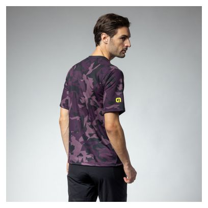 Maillot Manches Courtes Alé Corner Violet