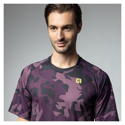 Alé Corner Short Sleeve Jersey Purple