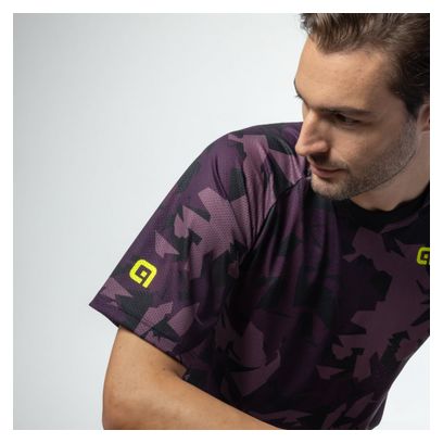 Alé Corner Short Sleeve Jersey Purple