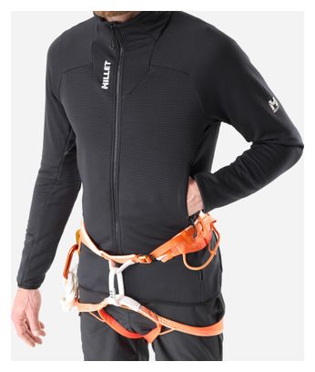 Forro polar Millet Kamet Grid negro para hombre