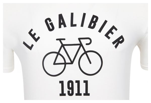 LeBram &amp; Sport Epoque Kurzarm T-Shirt Le Galibier Marshmallow / Weiß