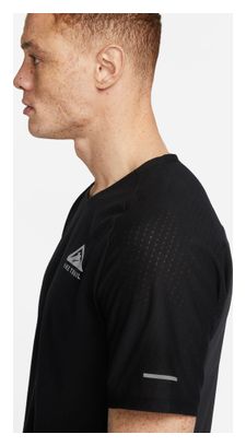 Maglia a maniche corte Nike Trail Solar Chase Nero Uomo