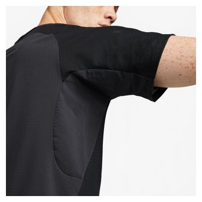 Maglia a maniche corte Nike Trail Solar Chase Nero Uomo