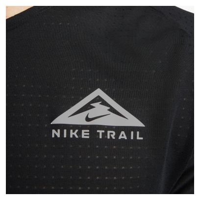 Maglia a maniche corte Nike Trail Solar Chase Nero Uomo