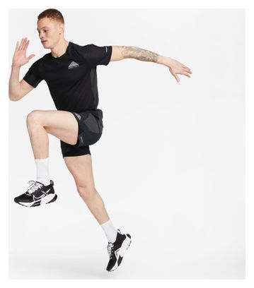 Maglia a maniche corte Nike Trail Solar Chase Nero Uomo