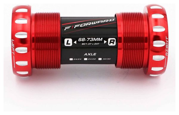 Forward BSA Euro External Bottom Bracket - Red