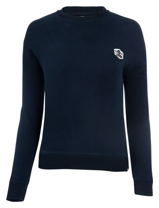 Felpa con stemma blu scuro da donna LeBram
