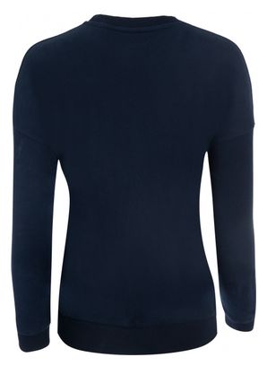 Felpa con stemma blu scuro da donna LeBram