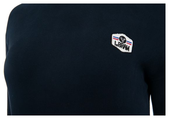 Felpa con stemma blu scuro da donna LeBram