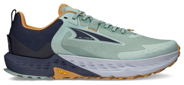 Chaussures Trail Altra Timp 5 Vert/Bleu Homme