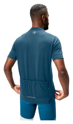 Maillot Manches Courtes Endura Loop Full Zip Bleu